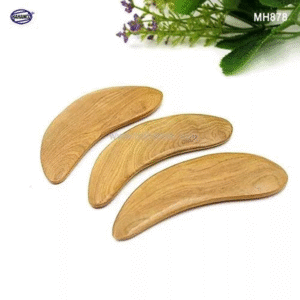 COMBO 2 Dụng cụ cạo gió mát xa LÀM MỊN DA MẶT bằng gỗ thơm - MH878 - HAHANCO