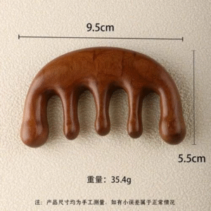 Lược Gỗ Mát Xa Da Đầu Chải Tóc Đả Thông Kinh Lạc Hỗ Trợ Mọc Tóc Spa Dưỡng Sinh