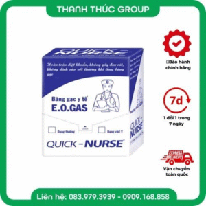 [Hộp 24 Miếng] Gạc Y Tế Tiệt Trùng Quick Nurse 4''x4'' / Miếng- 2 Miếng