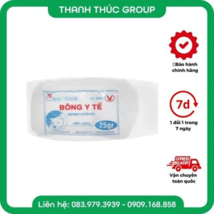 Bông Gòn y Tế Bảo Thạch 25gr Mềm Mại , Thấm Hút Cao