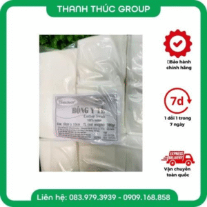 Gòn Y Tế Cắt 10x10 Bảo Thạch Gói 500gr Thấm Hút Nhanh