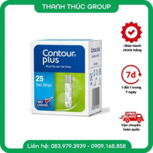 Hộp 50 Que Que Thử Đường Huyết Contour Plus Date 2023