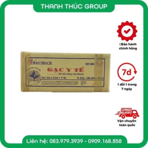 Thùng 100 Gói Gạc Y Tế Bảo Thạch 5cmx6,5cmx12 lớp Đã Tiệt Trùng