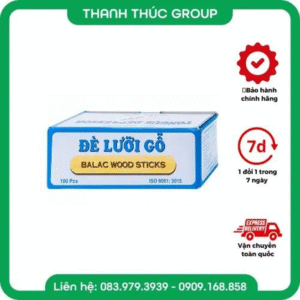 [Hộp 100 Cây ] Que Đè Lưỡi Gỗ Chưa Tiệt Trùng
